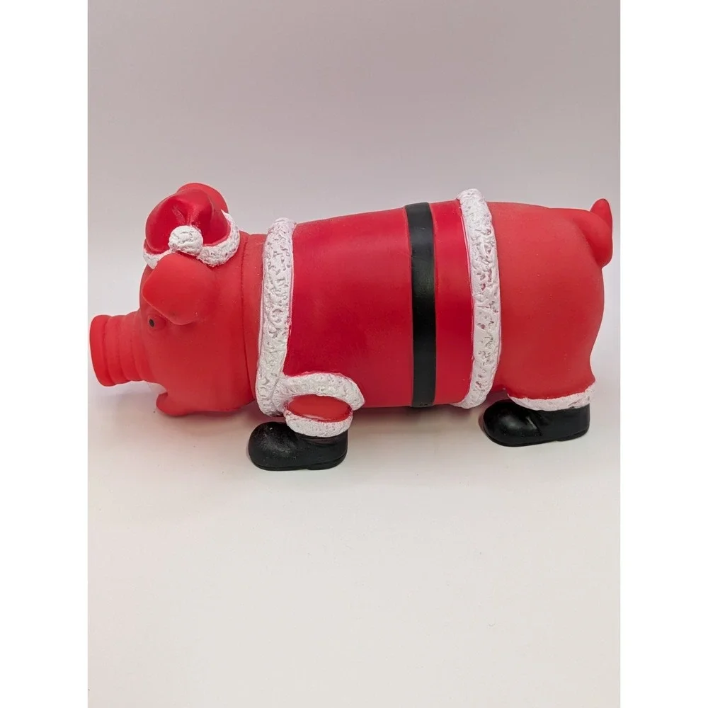 Red Santa Pig Squish Funny 8
